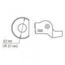 ハイコーキ　センターローラーセット(曲げ径の調整)　D38