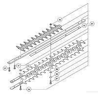 ハイコーキ　ブレード組（刈込幅720mm)   6600410