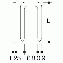 ハイコーキ　コードレスタッカ用ステープル　B0713