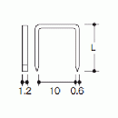 ハイコーキ　タッカ用ステープル　B1025