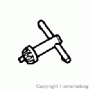 ハイコーキ　チャックハンドル　5G