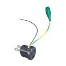 マキタ　接地アダプタ(ワイヤ、クリップ付)　A-04656