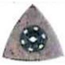 マキタ　モルタル、セメント、FRP用荒削り用ブレード　MAM016HM