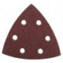 ハイコーキ　サンドペーパー(穴あり)マジック式(6穴)(三角タイプ)　80